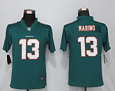 Women Nike Miami Dolphins 13 Marino Nike Green Alternate Vapor Limited Jersey,baseball caps,new era cap wholesale,wholesale hats